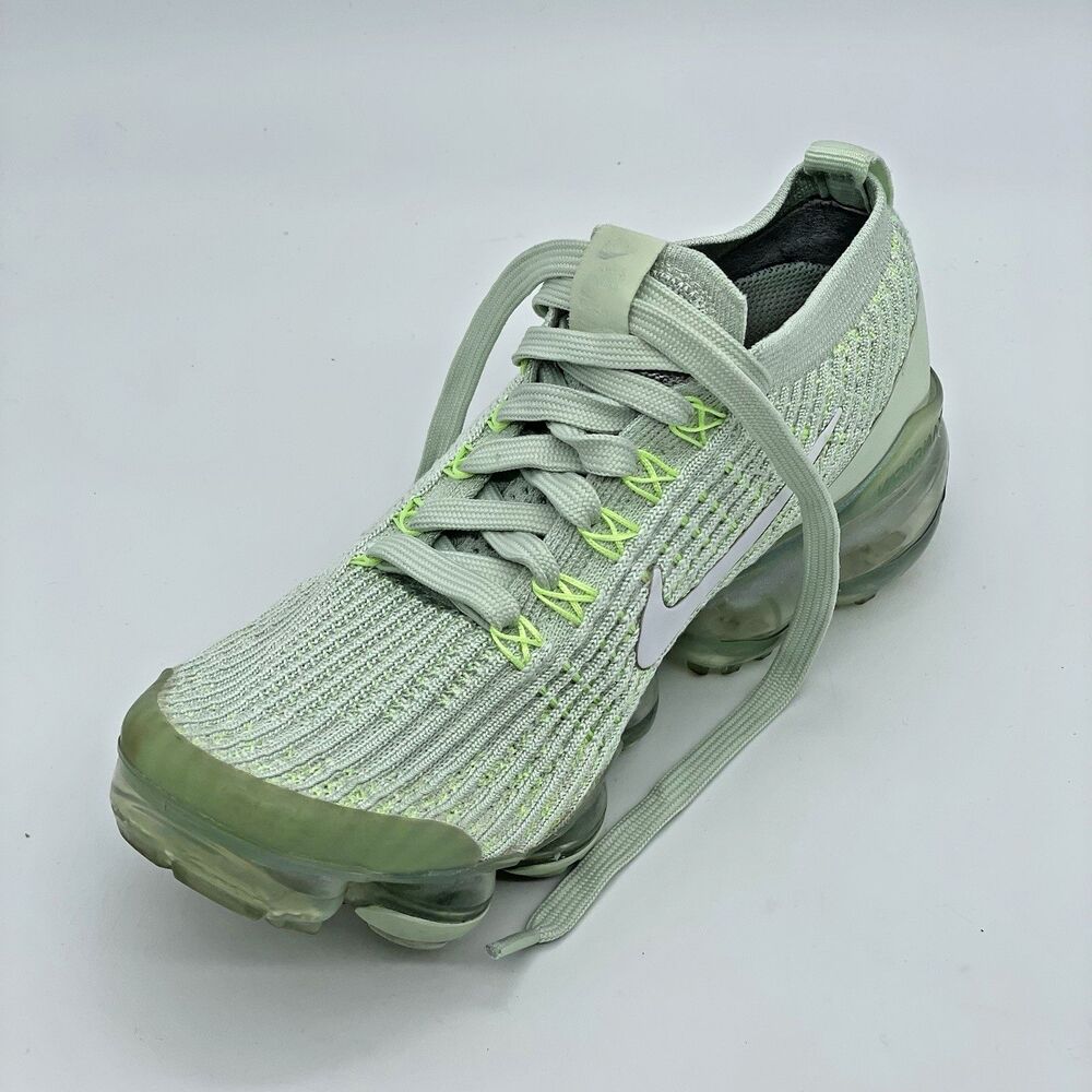 Nike Air VaporMax Flyknit 3 Shoes Women’s 6.5 Jade Aura White AJ6910-300 Sports